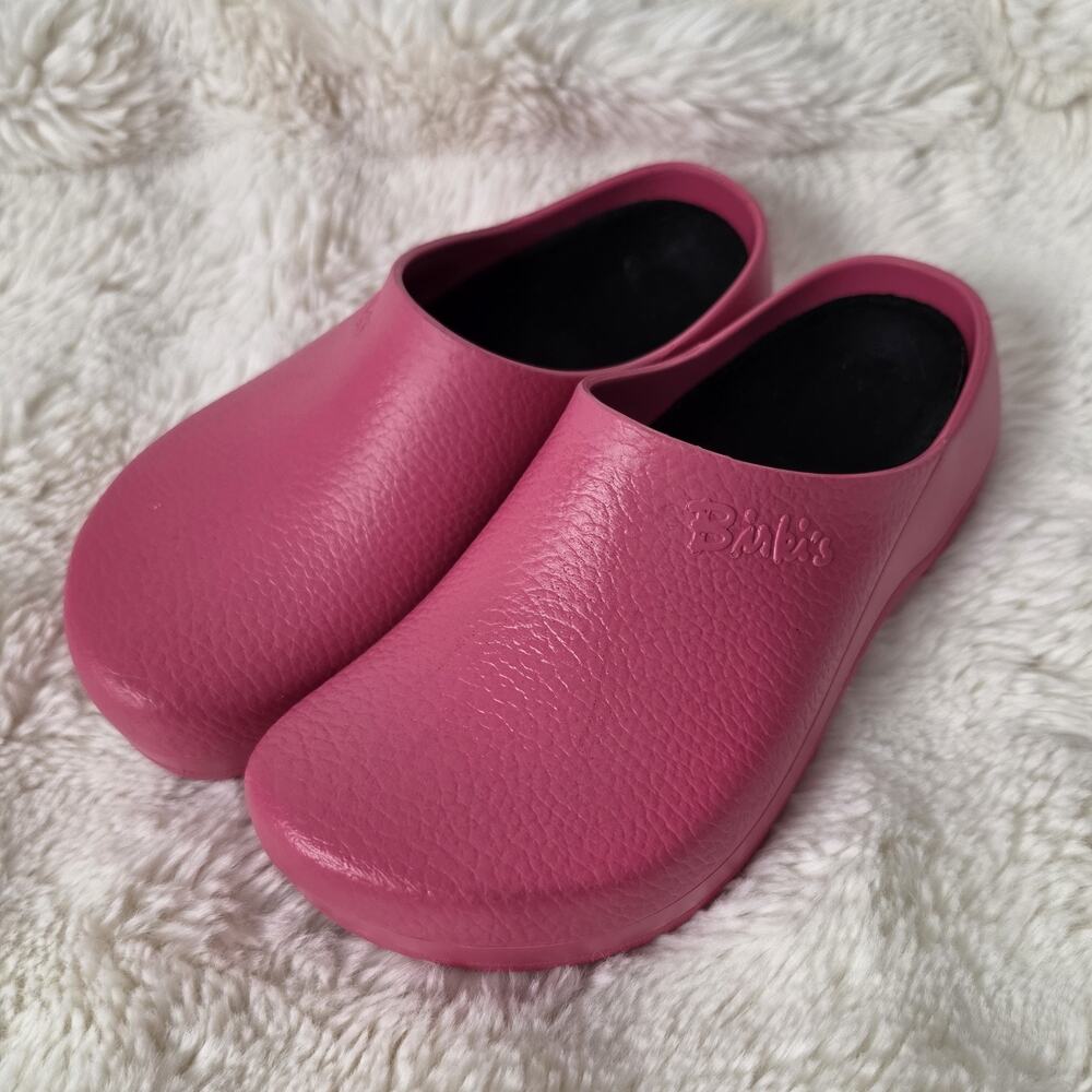 Birkenstock Super Birki Clogs Shoes Birkis Garden Work Raspberry Sorbet EU40